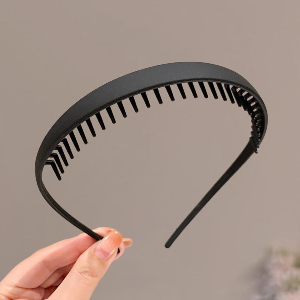 

New Non Slip Hairband No Headache No Pressure Square Sunglasses Headband Plastic Zig Zag Head Bands for Women Girls чёрный