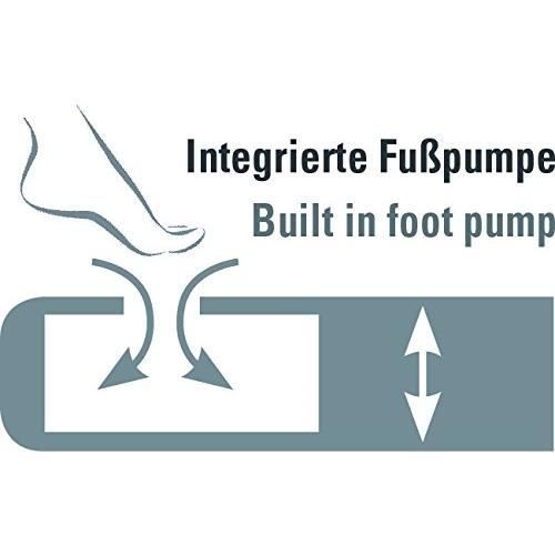 Matelas gonflable - high peak - texas - anthracite - 2 places - mixte