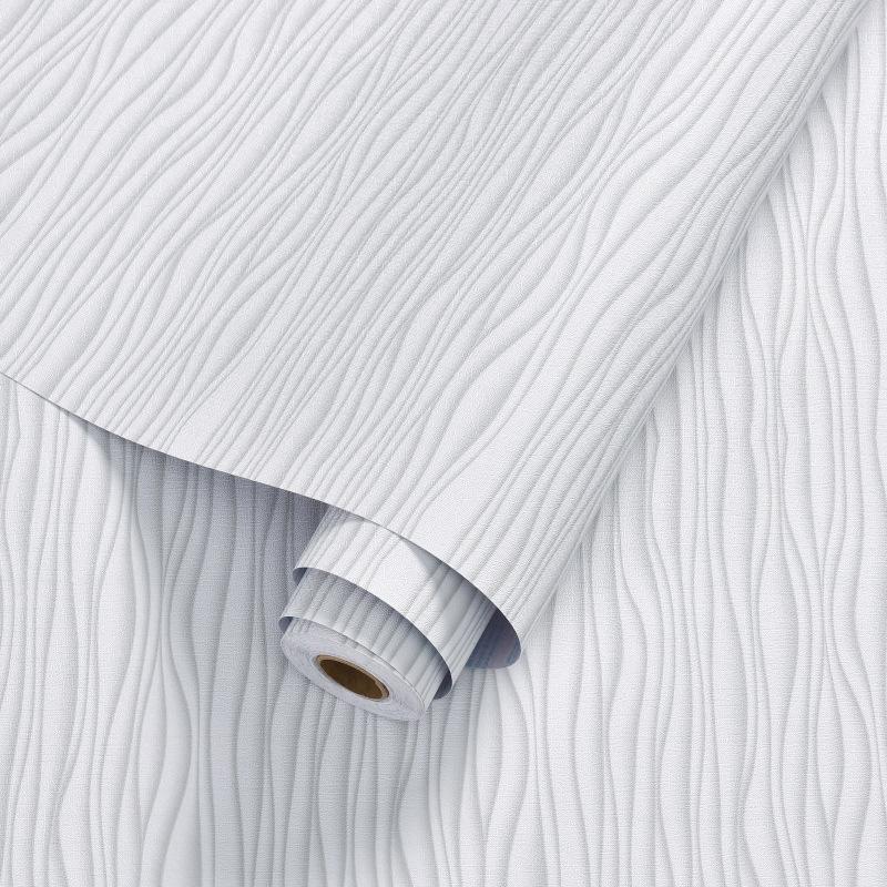 WTEMPO DIY samolepicí samolepky na zeď Vodotěsné Ložnice pro domácnost Obývací pokoj Tapeta Renovace stěny Dekorativní pozadí Pruhované tapety