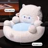Adorable Cartoon Tatami Floor Chair for Kids - Cozy Reading Seat and Pouf for Girls' Bedrooms
