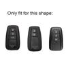 Car Key Case Protector Soft TPU Key Shell Cover Auto Accessories For Toyota Prius Camry Corolla C-HR CHR RAV4 Prado 2018