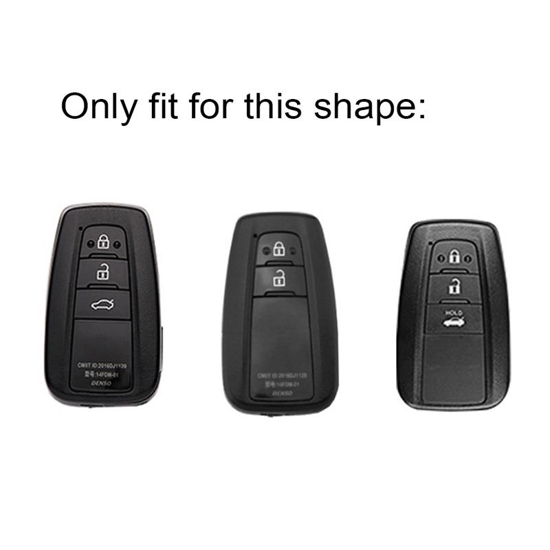 Car Key Case Protector Soft TPU Key Shell Cover Auto Accessories For Toyota Prius Camry Corolla C-HR CHR RAV4 Prado 2018