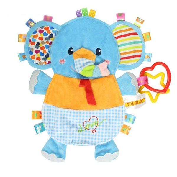 Baby Handkerchief Stroller Hanging Toy Rattle Bed Infant Baby Comfort Toy H