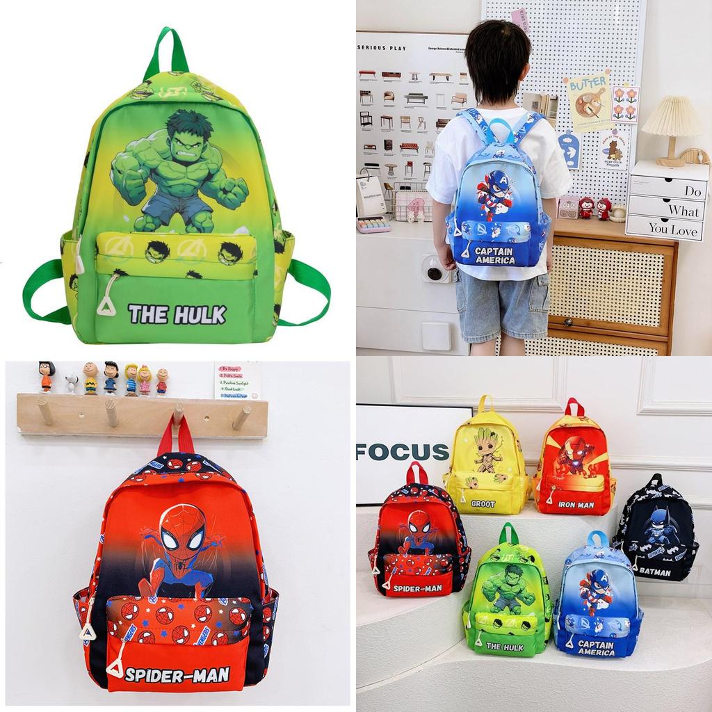 Childrens Cartoon Nylon School Backpack With Ergonomic Straps For Toddler Learning