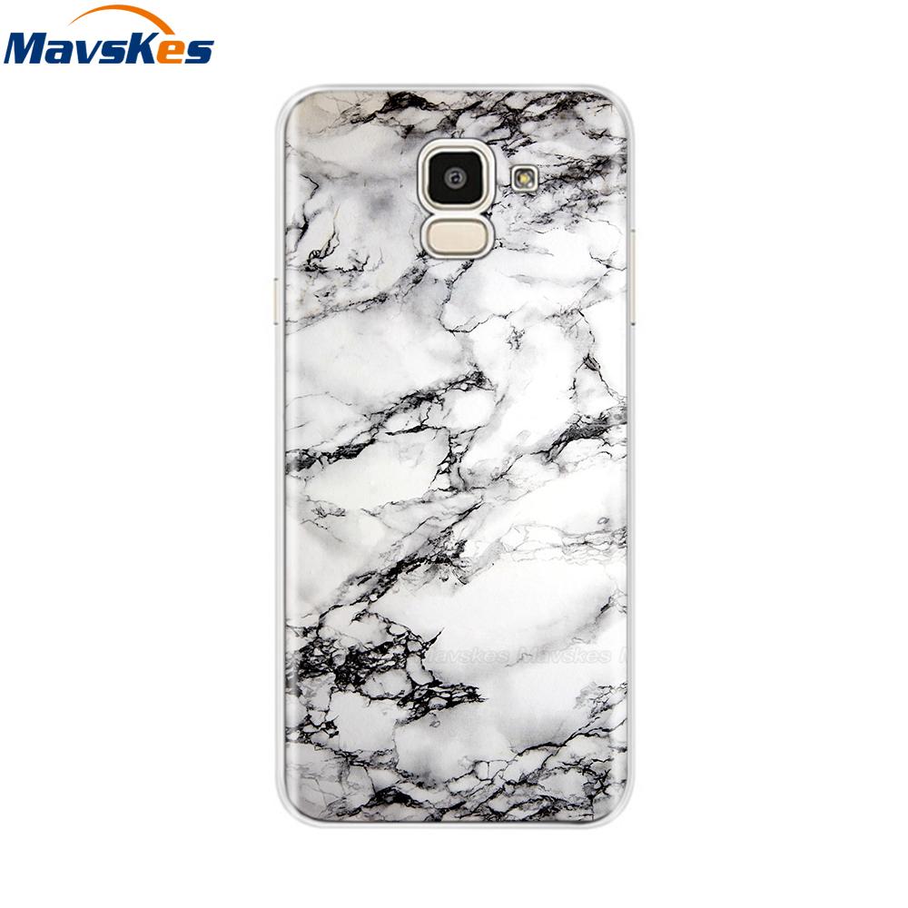 For Samsung Galaxy J6 2018 Case Soft TPU Silicone Back Cover sFor Coque Fundas Samsung J6 2018 J6 Plus 2018 Soft Phone Cases