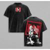 My Hero Academia Todoroki Shoto T Shirt Men's Clothing Gothic Y2k Washed Short Sleeve T-shirt Casual Oversized Cotton Tees Tops