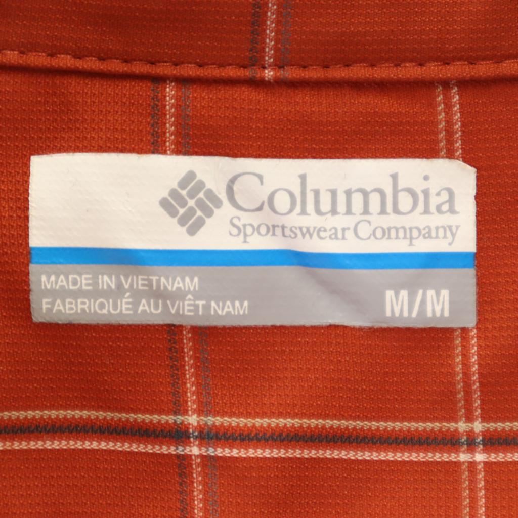 Columbia Check Pattern Long sleeve Silver Ridge Long Sleeve shirt Men's Used