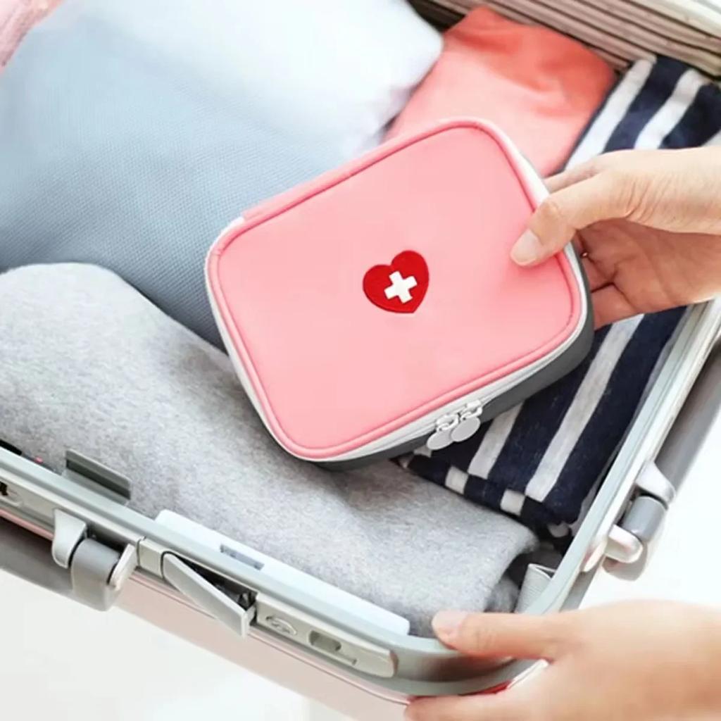 Empty Mini Household First Aid Kit Bag Travel Portable Medicine Package Emergency Kit Bags Medical Bag Small Organizer
