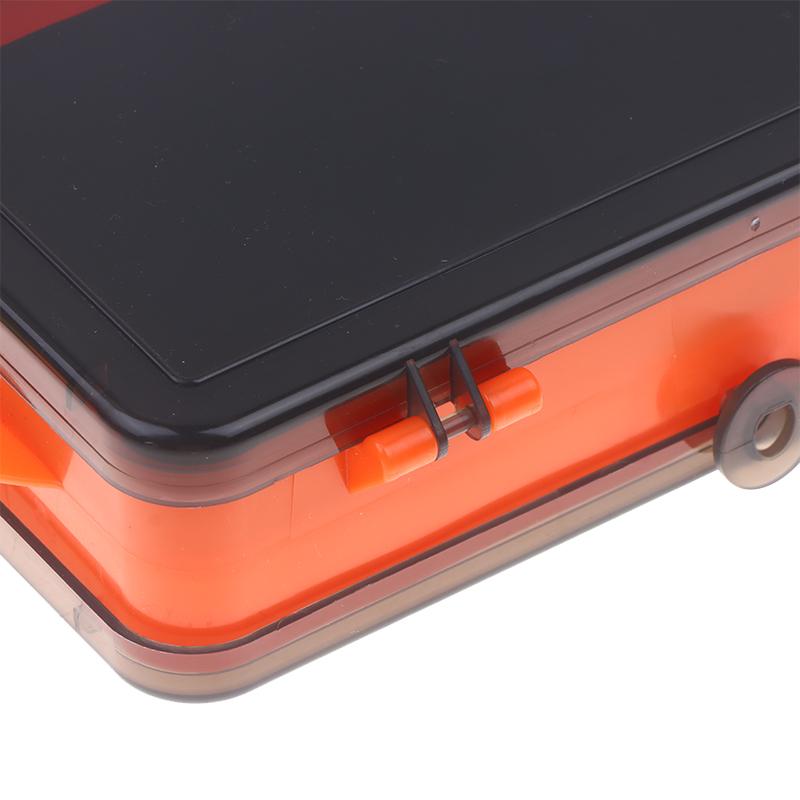 87Pcs/Set Portable Fishing Tackle Storage Box Double Layer Abs Bait Organizer With Dividers For Lures Hooks Water-Resistant