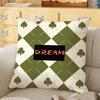 Classic Vintage Pattern Cushion Cover Soft Durable Reversible Pillow Cover Home  Car MultiScene Daily Comfort Pillowcase