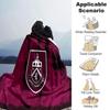 Football Club Burnley Flannel Blanket, Soft Polyester, Modern Design, All-Season for Camping, Travel, Gifts for holidays or birthdays