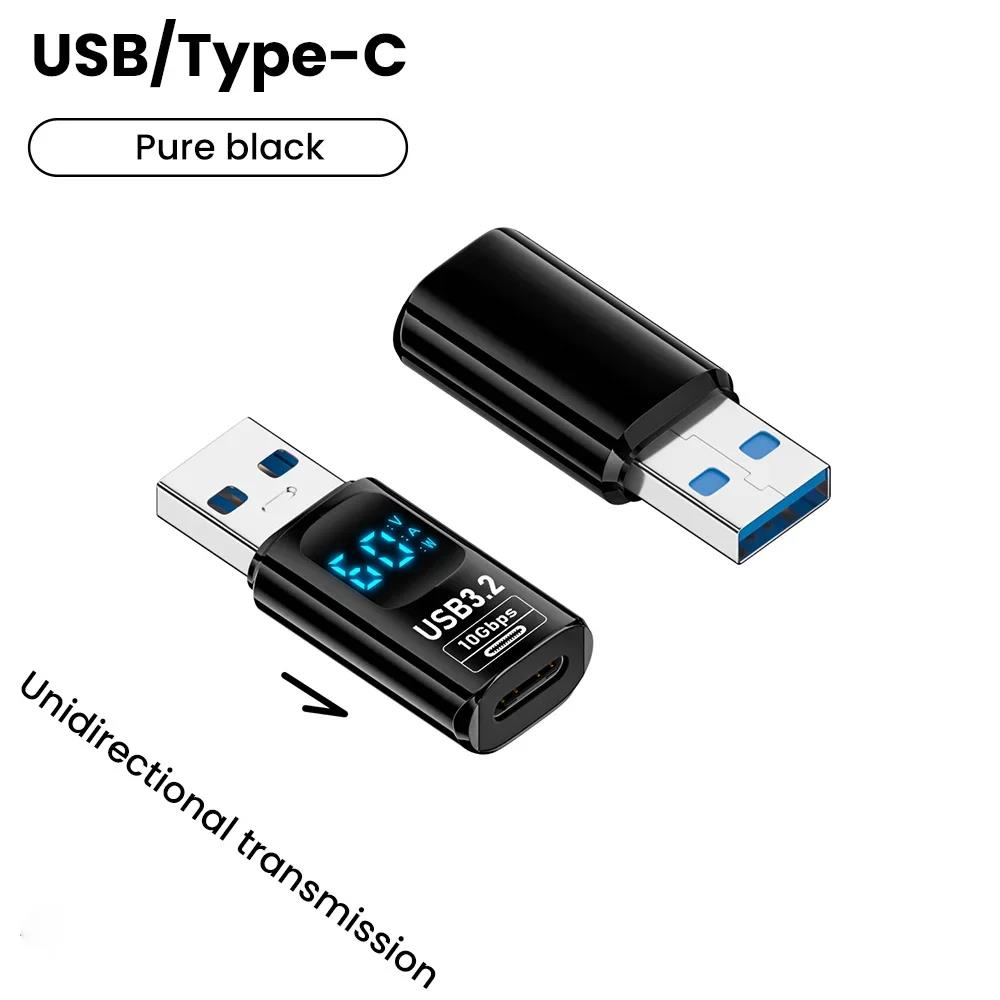 Digital Display USB3.2 Adapter USB A To Type C Adapter Data Transfer 60w Fast Charging USB C Converter For PC iphone15 Samsung 5