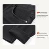 Montagut Men's Fleece-Lined Stretch Straight-Leg Jeans