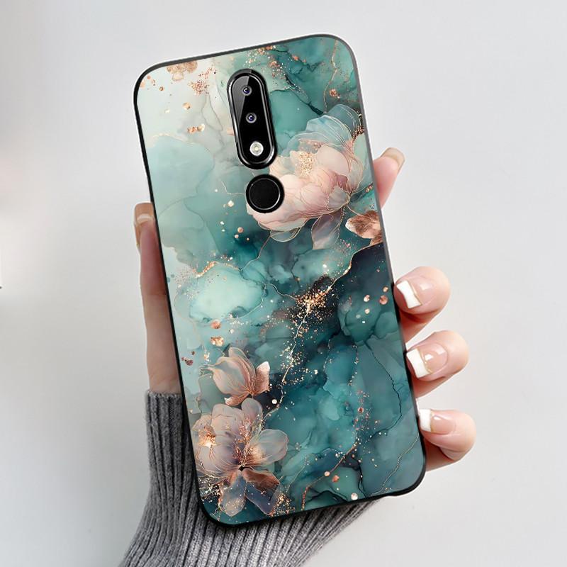 Casing For Nokia 5.1 Plus 6.1 Plus X5 X6 Luxury Dragon Cute Cool Boys Girls Soft silicon Phone Case Back Cover Black Matte Shell
