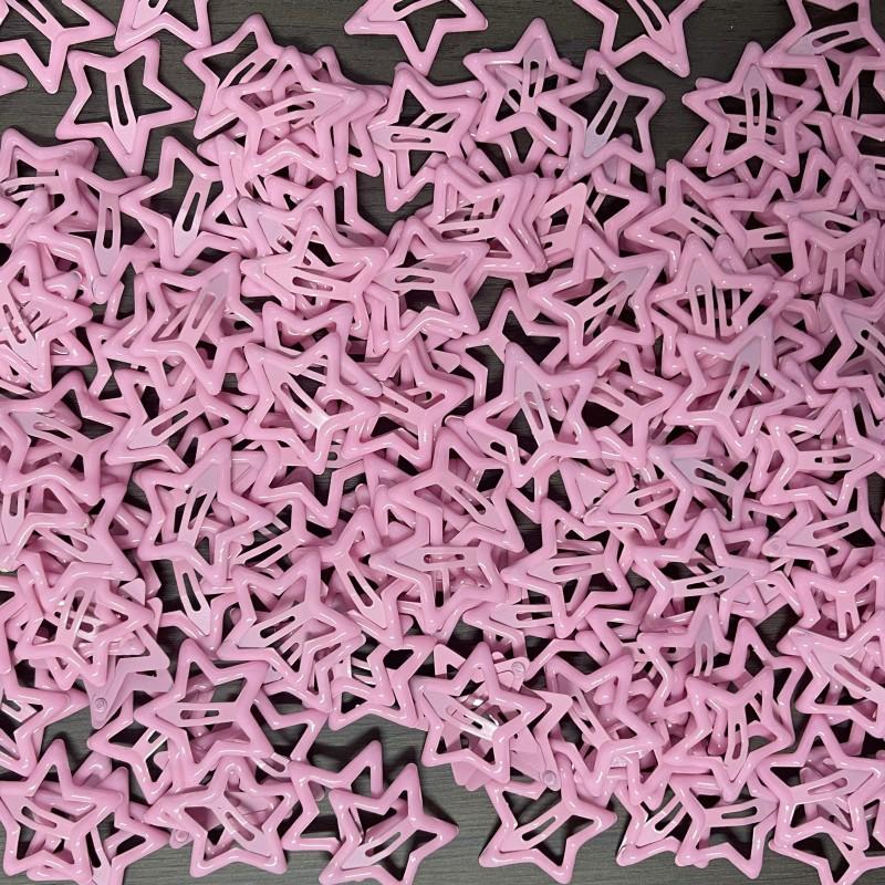 

10 шт. Детские красочные заколки для волос BB со звездочками для девочек Y2K Милые заколки со звездочками Женские простые металлические заколки-клипсы Аксессуары для волос 10pcs