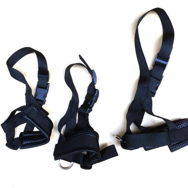 Pet Dog Adjustable Bark Bite Mesh Mouth Muzzle Grooming Anti Stop Chewing for Small Dogs Nylon Belt Pet Dog Accessories