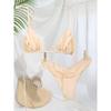 Sexy Folds Bikini Set Solid Micro Bikinis Women Swimsuit Female Triangle Swimwear Beach Wear Bathing Suit