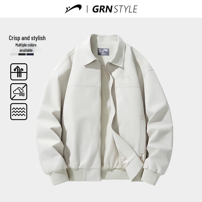 Guirenniao Unisex Windproof Water-Repellent Casual Jacket