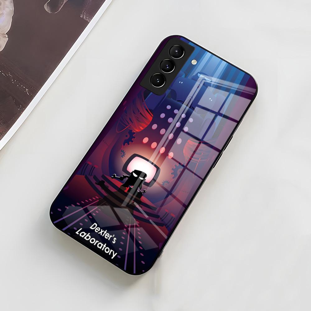Cartoon D-Dexters L-Laboratory Phone Case For Samsung A56 A36 A26 A16 A15 A25 A35 A55 A14 A34 A24 A54 Glass Case Samsung A16 5G