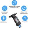 Digital Depth Gauge Caliper Tread Depth Gauge LCD Tire Tread Gauge for Car/Vehicle Tire 0-25mm Measuring Tool Car Tyre Repair