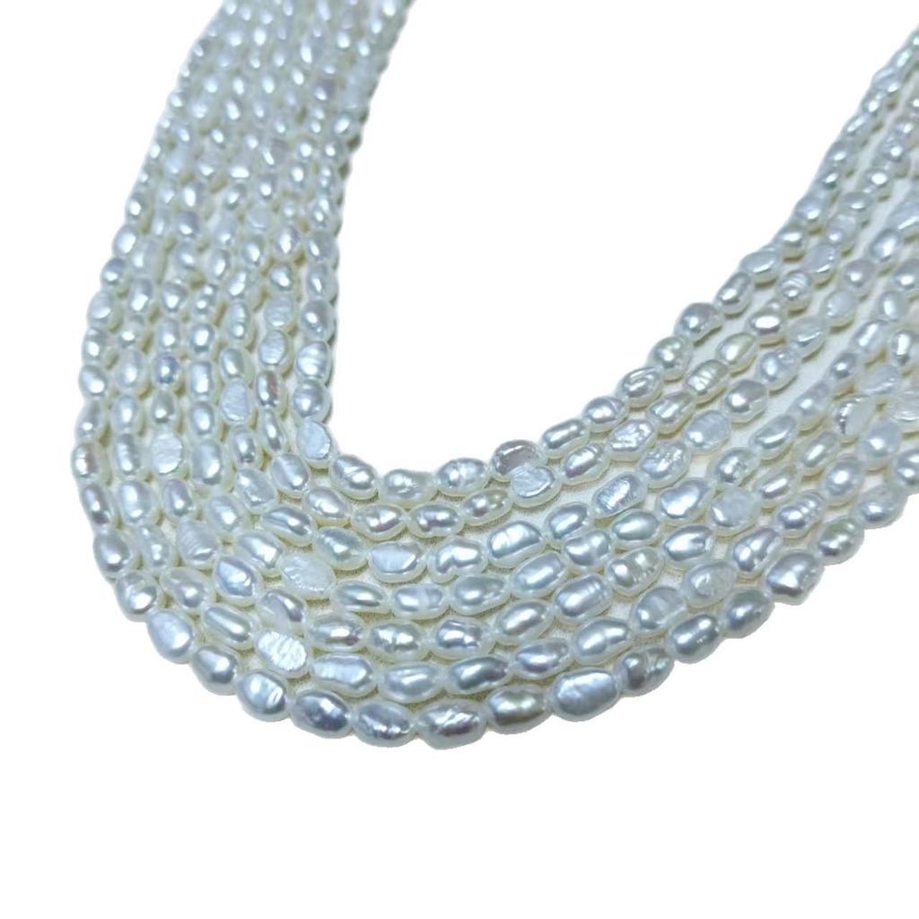 Collana di Perle d'Acqua Dolce Irregolari & Perline Keshi per Artigianato di Gioielli Fai-da-Te