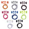 2 Pairs of Shoelaces Without Elastic Ties with Non- Buckles for Sports Shoes
