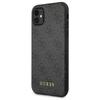 Guess Guhcn61G4Gfgr Iphone 11 / Xr 6,1Szary/Grey Hard Case 4G Metal Gold Logo