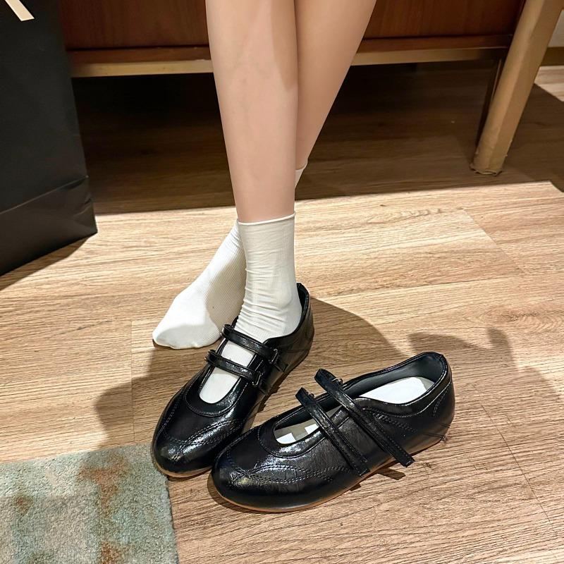 Fashion Spring 2025 New Casual Mary Jane French Flats