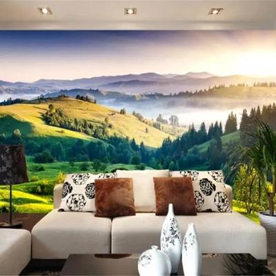 Photo Wallpaper 3D Grassland Scenery Living Room Bedroom Restaurant TV Background Wall Murals