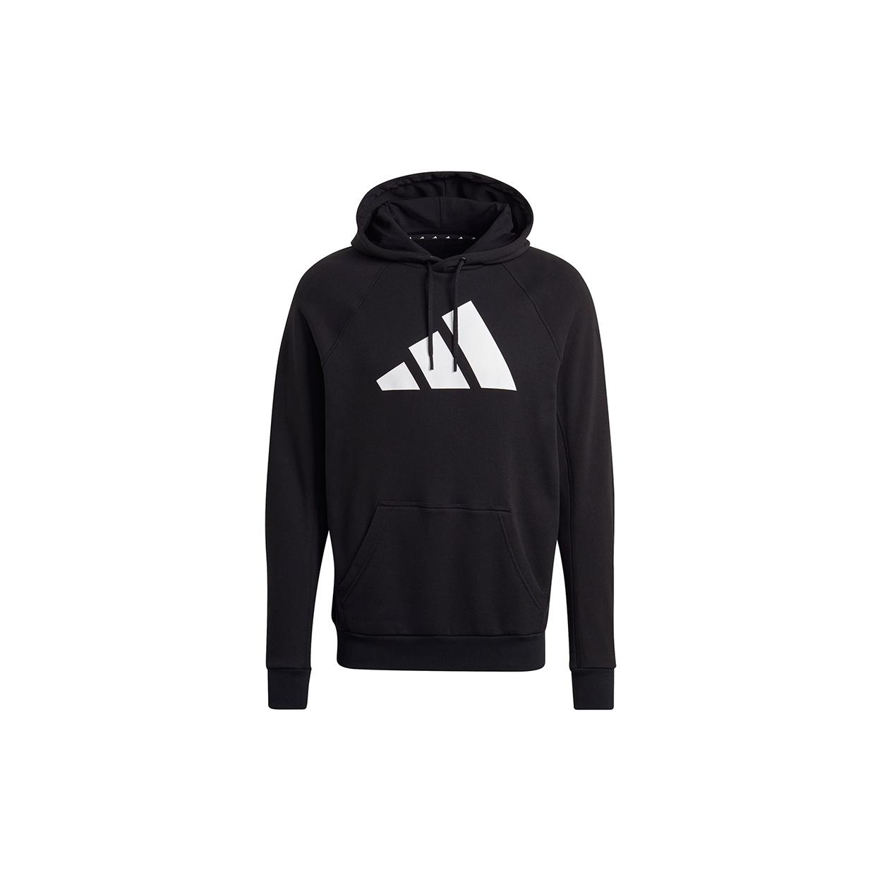 adidas M Fi Hood Casual Sports hooded Pullover Black Men s GM6458 S