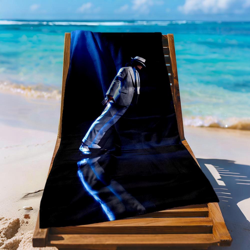 Michael Jackson6 Strandtuch Superweich & Saugfähig Bequem Leicht Geeignet für Sport, Reisen, Schwimmen, Yoga, Badezimmer, Strand Und Pool