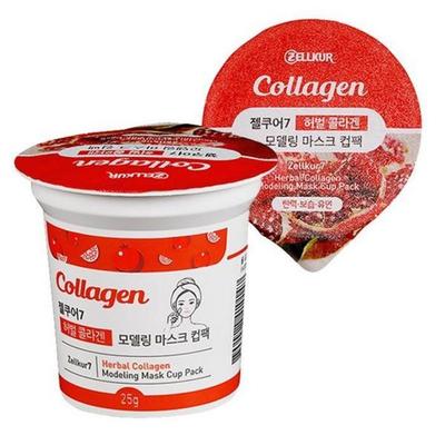 Seller Herb GelCure Collagen Modeling Pack Mask Pack Rubber Pack 1 Pack Per Day, Vitamin, 25g, 1 Unit