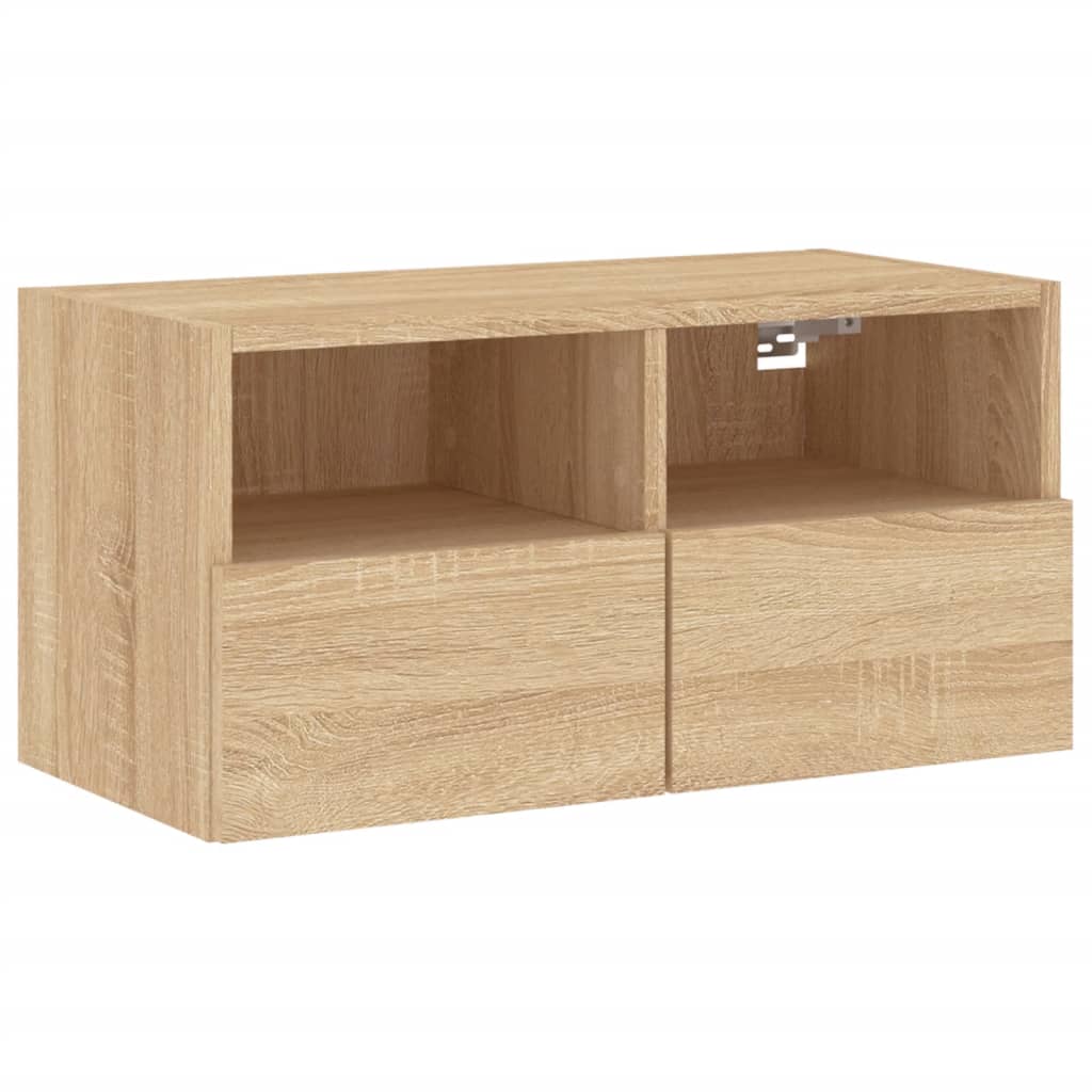 Vidaxl 4-Cz. TV Furniture Set, Sonoma Oak, Wood-Based Material