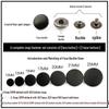 Metal Snap Buttons for Clothing: No-Sew Hidden Snap Accessories for Jackets, Studs, and Mother-Child Buttons.