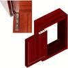 2 Pack Medium Rotating Chicken Mouth Hinges Concealed Pivot Suitable for Cabinet Doors Wine Cabinet And Wardrobe Doors