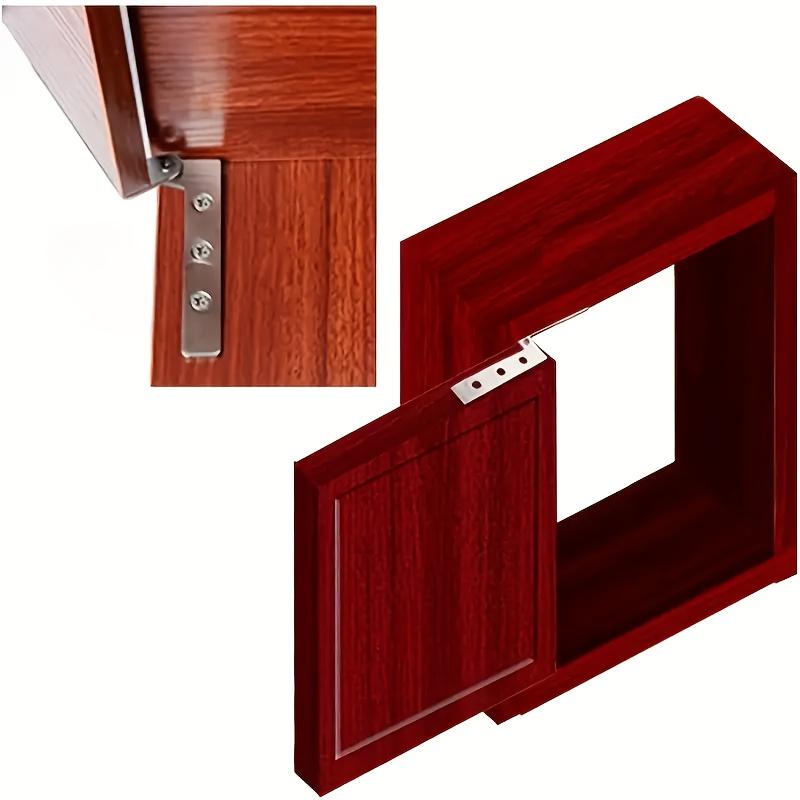2 Pack Medium Rotating Chicken Mouth Hinges Concealed Pivot Suitable for Cabinet Doors Wine Cabinet And Wardrobe Doors