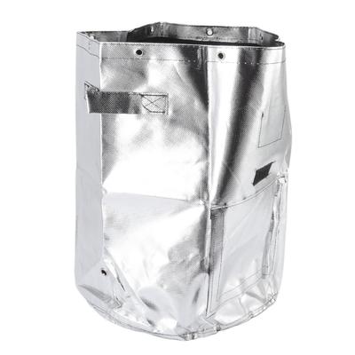 Silberner Kartoffel-Anzuchtbeutel, wasserdicht, zum Öffnen, Pflanzeimer für Pflanzen, Gemüse und Blumen, M, 26 Liter, 7