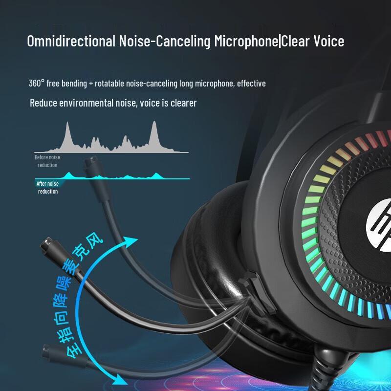HP GH10GS USB 7.1 Surround Sound Gaming Headset