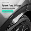 Lynk & Co 10EMP Car Fender Flares & Wind Deflector Decorative Carbon Fiber Anti-Collision Strips