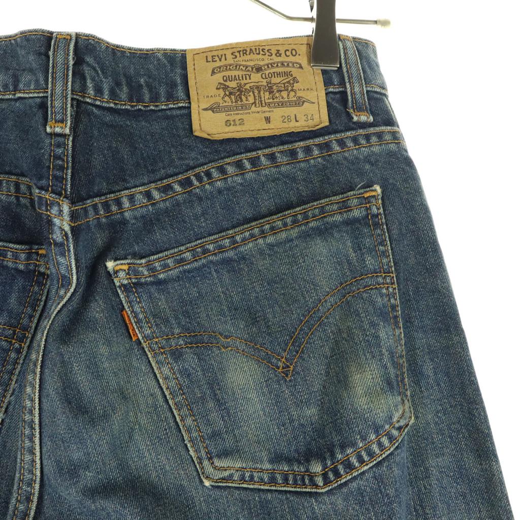 Levi's 00s 612 Straight denim pants w28 blue Men's Used