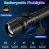 2Pack Rechargeable Flashlights High Lumens, Flash Light for Home | 700lm Super Bright with Digital, 5Mode Adjustable Tactical Design, Aluminum LED
