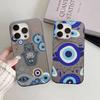 Einzigartiges Kunst-Augen-Design Vollständig schützende Silikonhülle Für iPhone 15 16 17 14 13 12 11 Pro Max