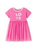 Summer Short Sleeve Mesh Girls' Dresses - European & American Style Princess Dresses