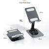 Foldable Aluminum Phone & Tablet Stand with Rotating Anti-Shake Design