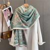Luxury Brand Autumn Cashmere Pashmina Shawl Lady Wrap Warm Winter Scarves Design Print Female Foulard  Stoles Scarf