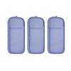 3Pcs Clear Mesh Pencil Bag Pencil Case Double Layer Pen Storage Box Portable Pen Organizers Clear Colored Pencil Case