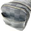 Louis Vuitton N47625 Damier Graphite Makeup Cosmetics Pouch Clutch Bag