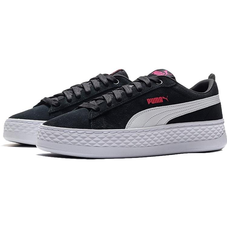 (WMNS) PUMA Smash Platform SD 'Black' Women's 366488-12