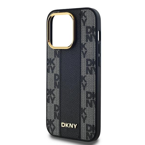 Dkny Dkhmp14Xpcpvslk Iphone 14 Pro Max6.7 Czarny/Black Hardcase Leather Checkered Mono Pattern Magsafe