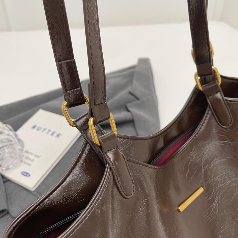 Leder-Einkaufstasche, Damen-Umhängetasche, große Kapazität, Handtasche